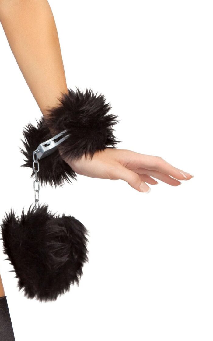 Fur Trimmed Handcuffs