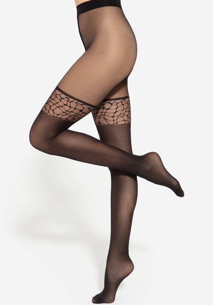 Gatta Pattern Girl Up Over The Knee Tights