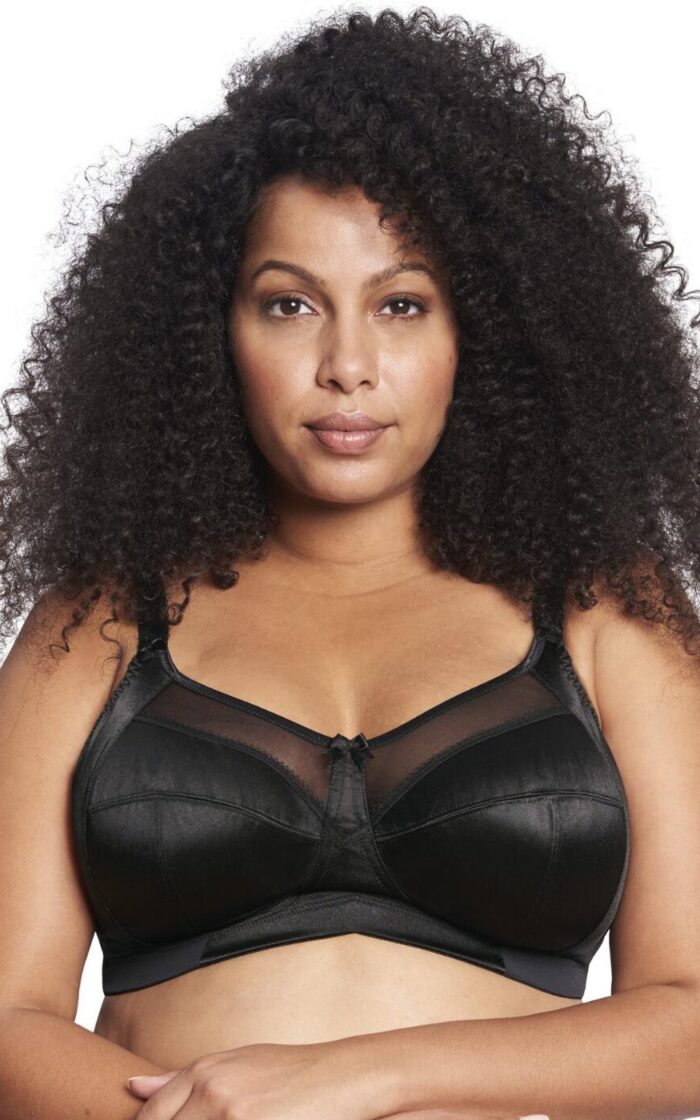 Goddess Keira Non Wired Bra - Black - 38DD