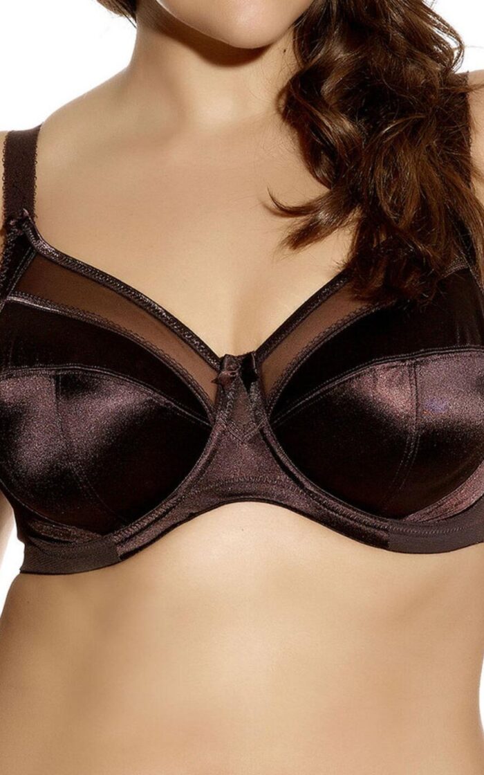 Goddess Keira Underwired Full Cup Bra - Chocolate - 38G