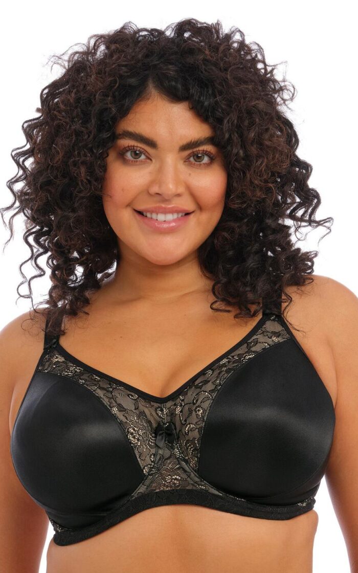 Goddess Yvette Moulded Bra - Black - 36DD