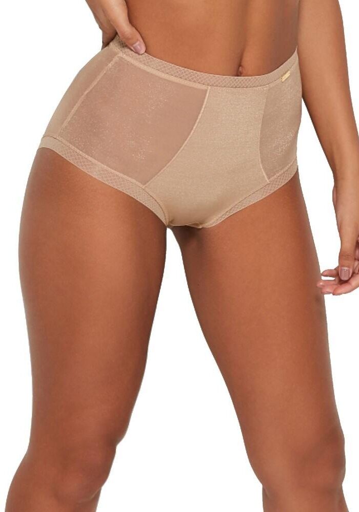 Gossard Glossies Deep Brief - Beige