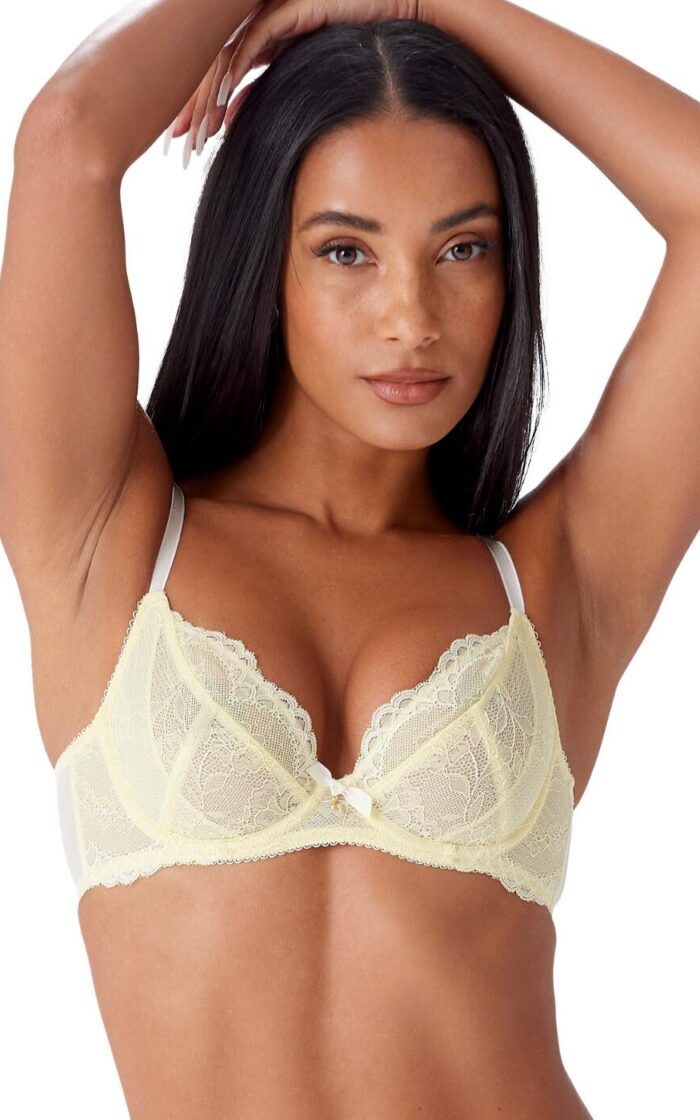 Gossard Superboost Lace Plunge Bra - Lemon - 30D