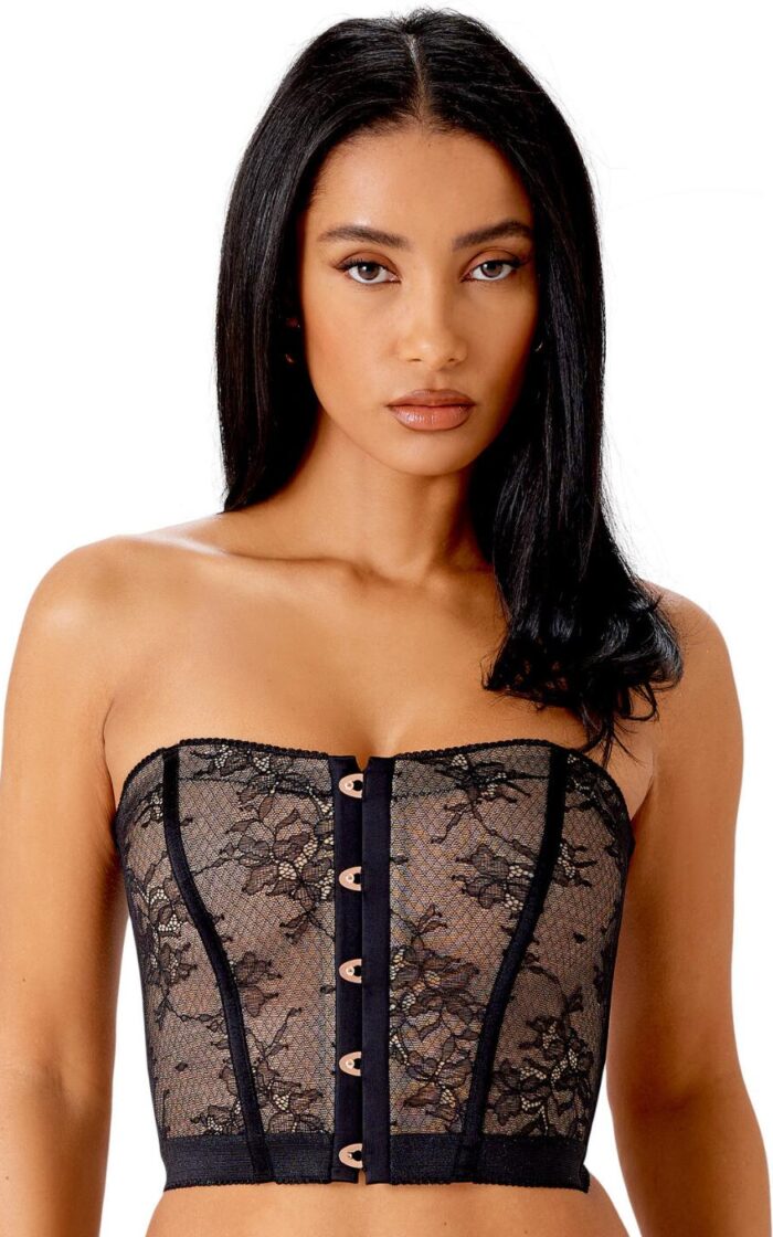 Gossard VIP Retrolution Corset Top - Black - M - 12
