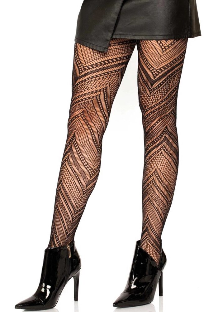 Leg Avenue Chevron Net Pantyhose