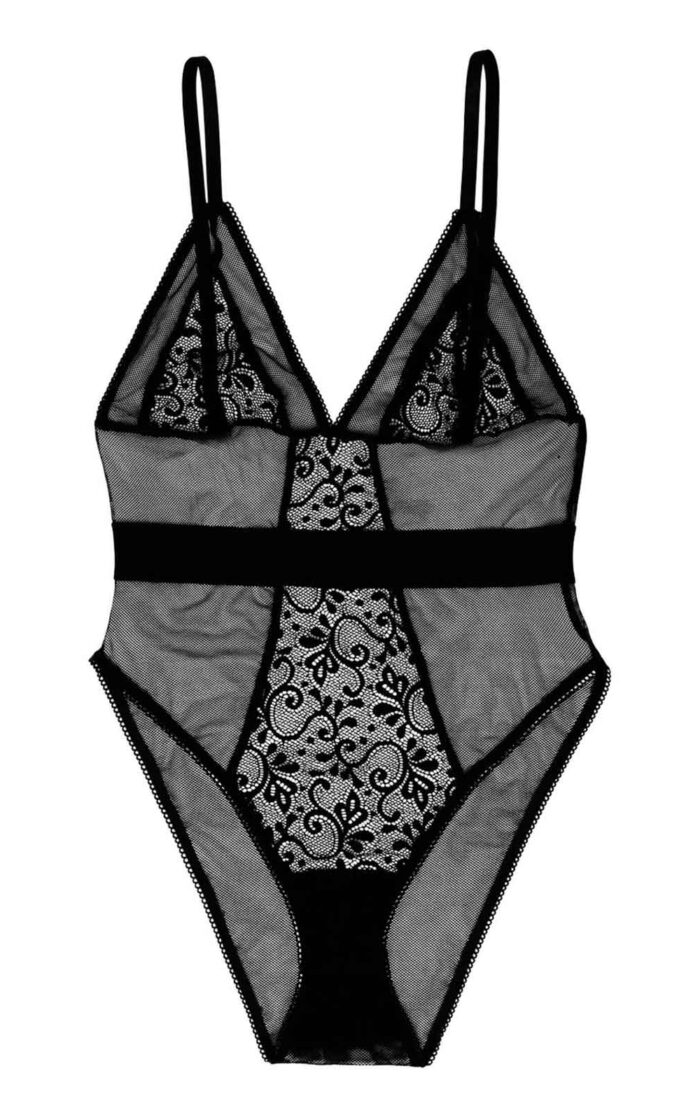 Lia Fishnet and Lace Bodysuit