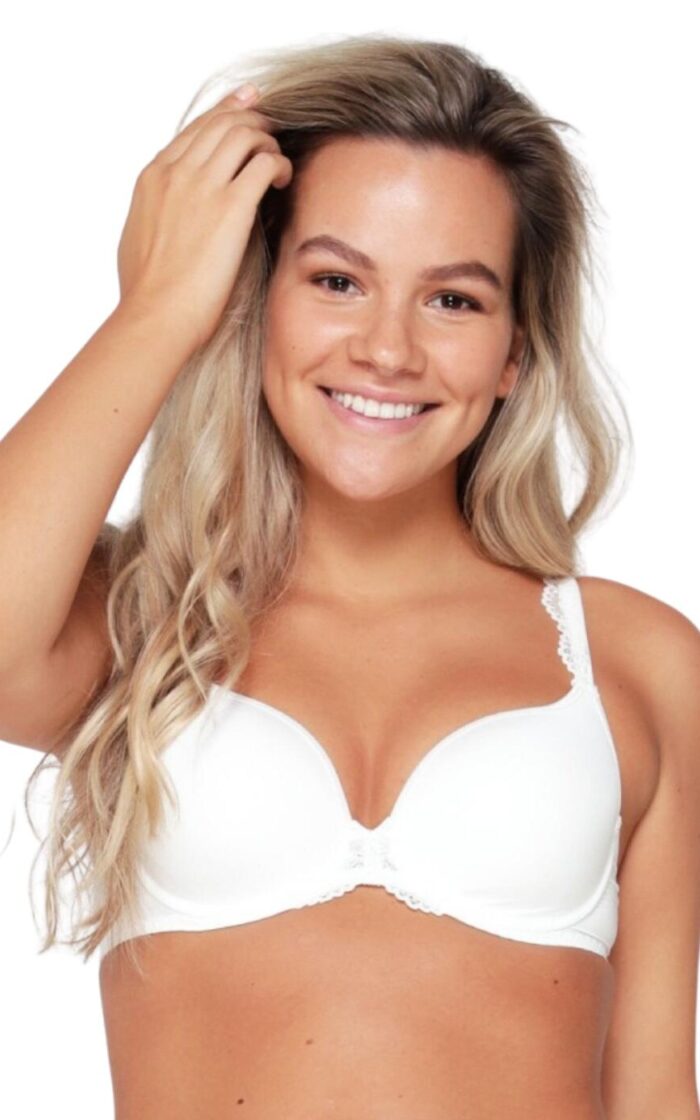 Lingadore Basic Collection Uni Fit T Shirt Bra - Ivory - 34F