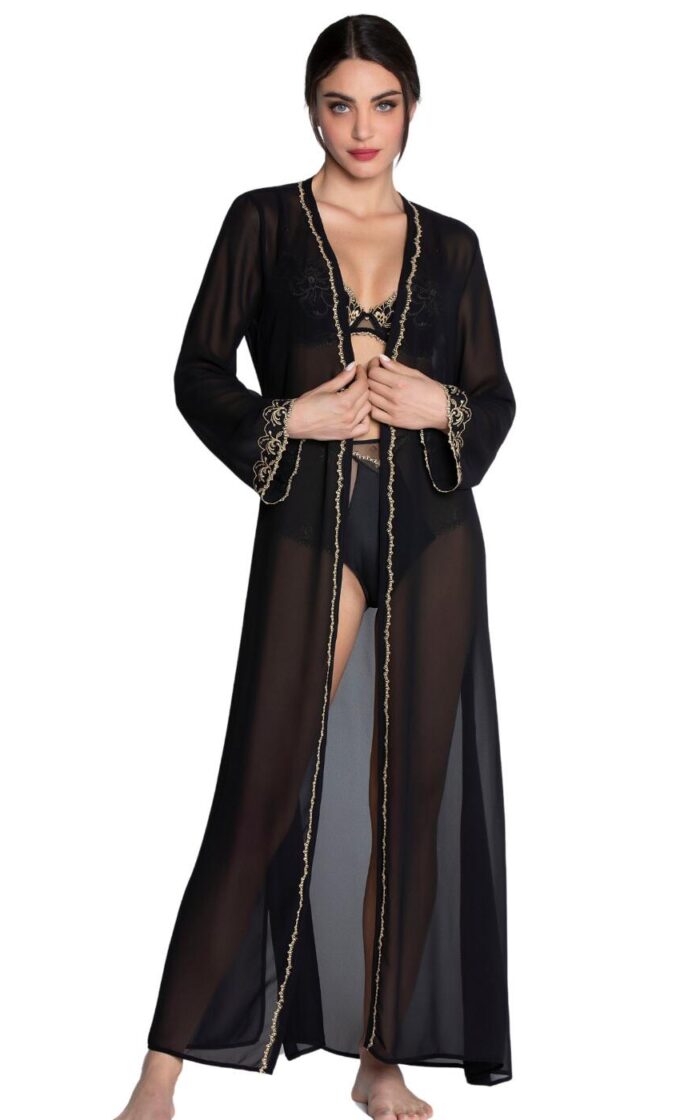 Lise Charmel Eblouissante Icone Robe - Or Nuit - S - 10