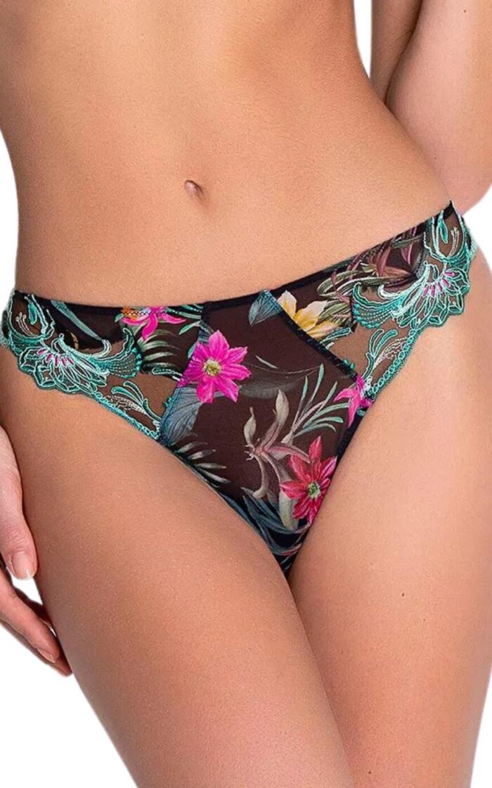 Lise Charmel Fleurs Etoiles Thong - Eclat Etoile - S - 10