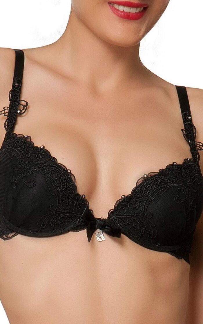 Lise Charmel Soir De Venise Contour Padded Bra - Noir Diamant
