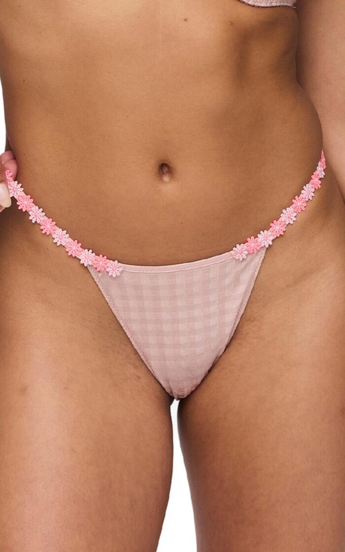 Marie Jo Avero Tiny Thong - Powder Rose - XS - 8