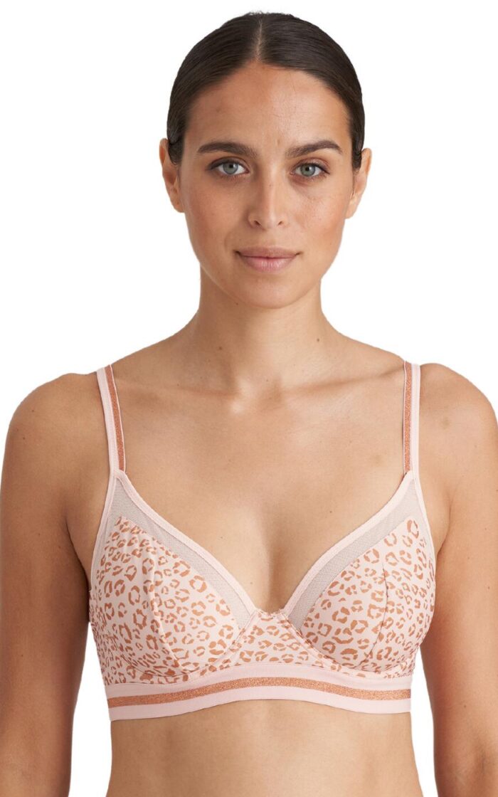 Marie Jo Benicio Longline Plunge Bra - Pearly Pink - 36C