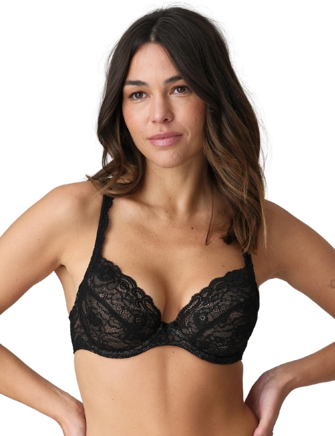 Marie Jo Cyrile Push Up Removable Pads Bra - Black - 34C