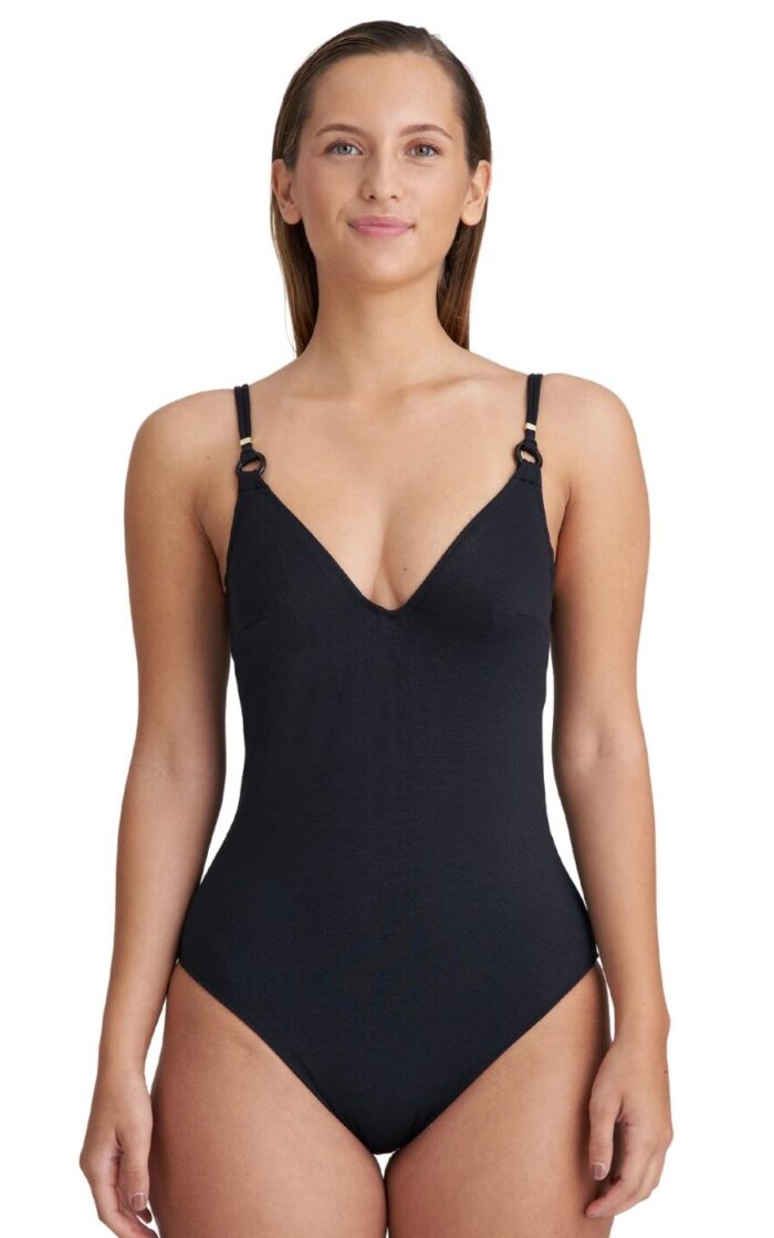 Marie Jo Dahu Full Cup Swimsuit - Black - 36E