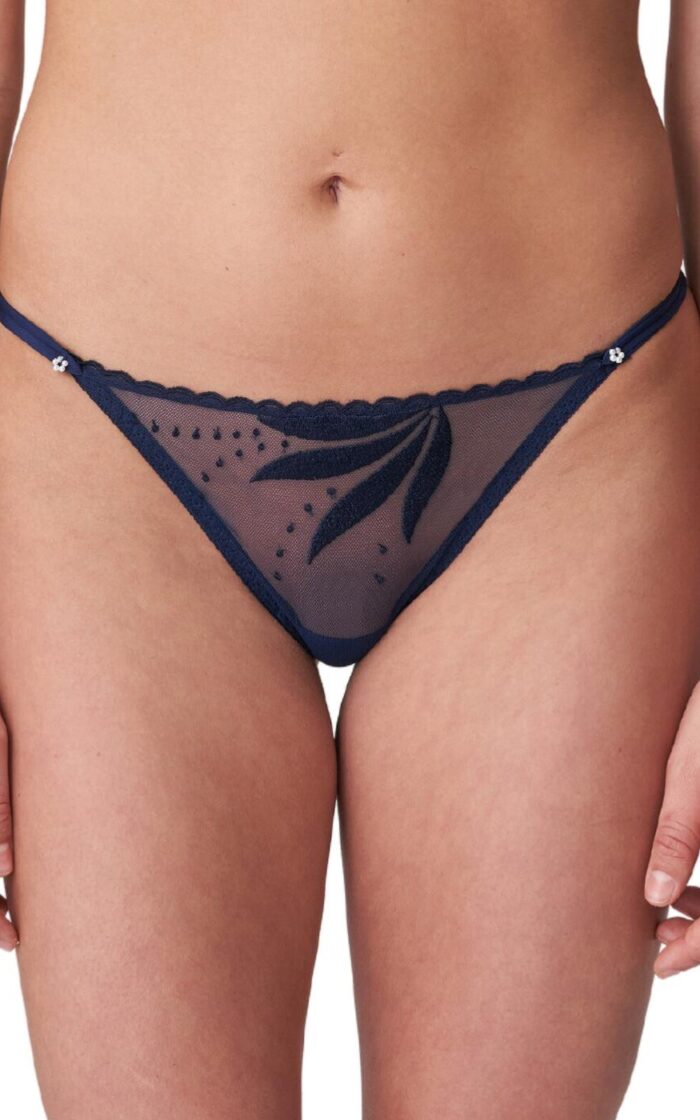 Marie Jo Etoile Thong - Sapphire Blue - S - 10