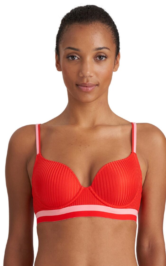 Marie Jo Jude Padded Heartshape Bra - Rouge - 34B
