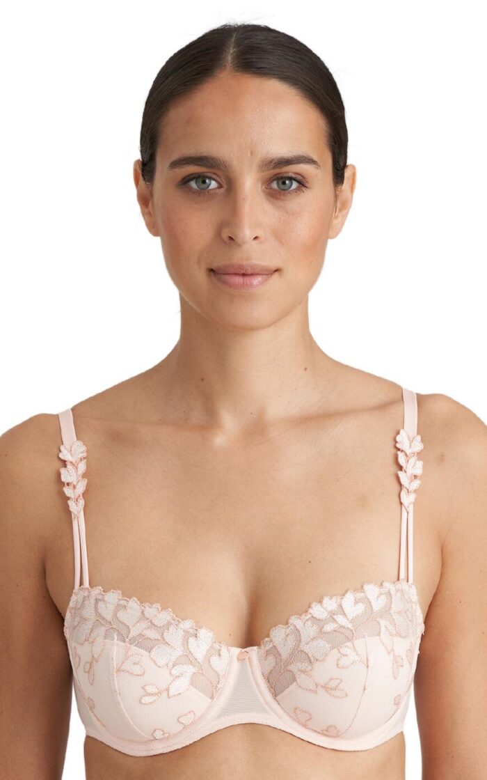 Marie Jo Leda Half Padded Balcony Bra - Glossy Pink