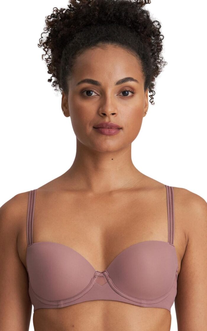 Marie Jo Louie Padded Balcony Bra - Satin Taupe - 30D