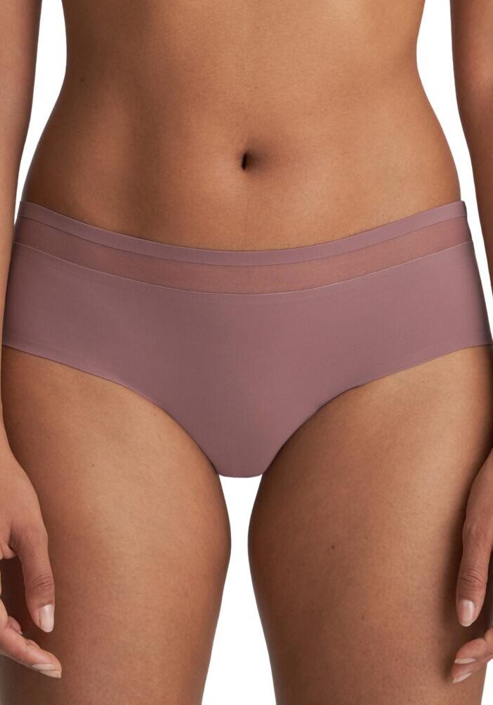 Marie Jo Louie Shorty Brief - Satin Taupe - S - 10