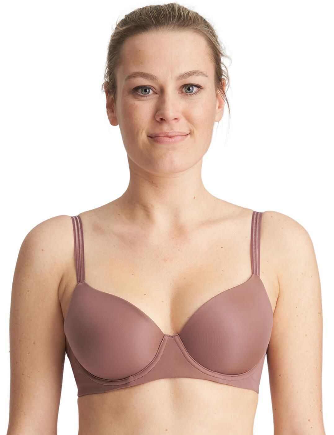 Marie Jo Louie T Shirt Bra - Satin Taupe - 32C
