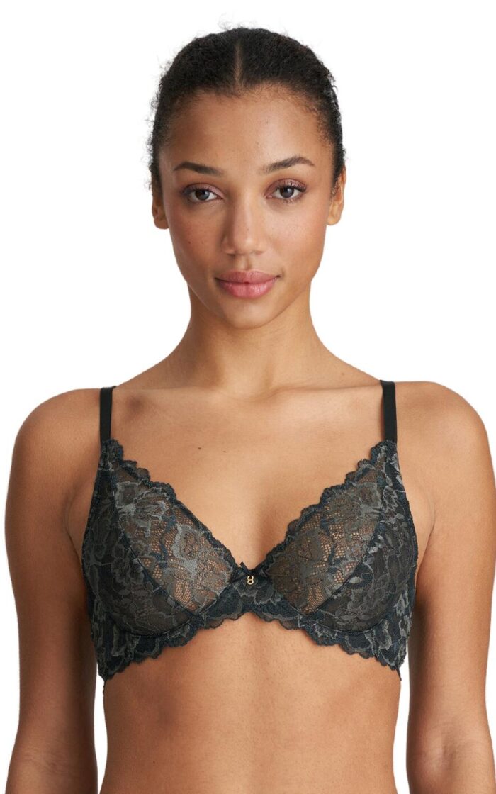 Marie Jo Manyla Plunge Bra - Night Grey - 34D