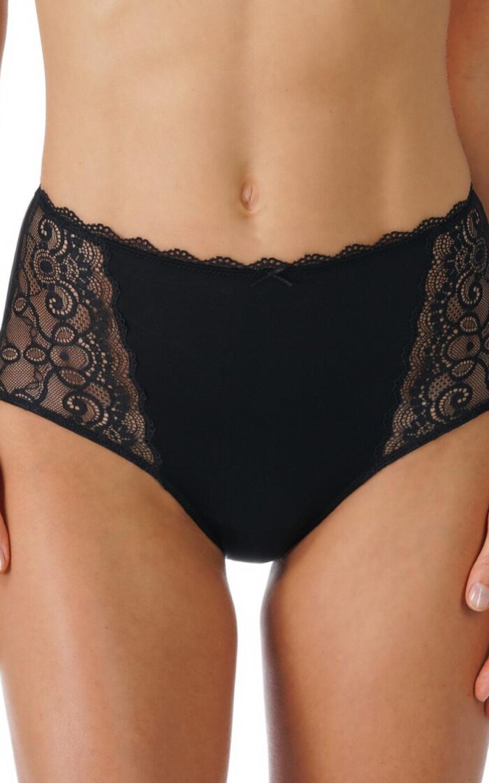 Mey Amorous High Waist Brief - Black - L - 14