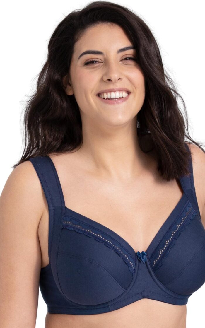 Miss Mary Of Sweden Always Underwired Bra - Dark Blue - 42B