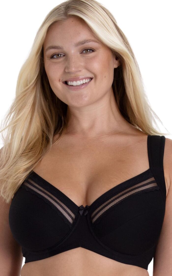 Miss Mary Of Sweden Essence Underwired Bra - Black - 36B