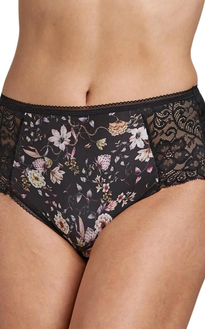 Miss Mary Of Sweden Fauna Brief - Black - 4XL - 22