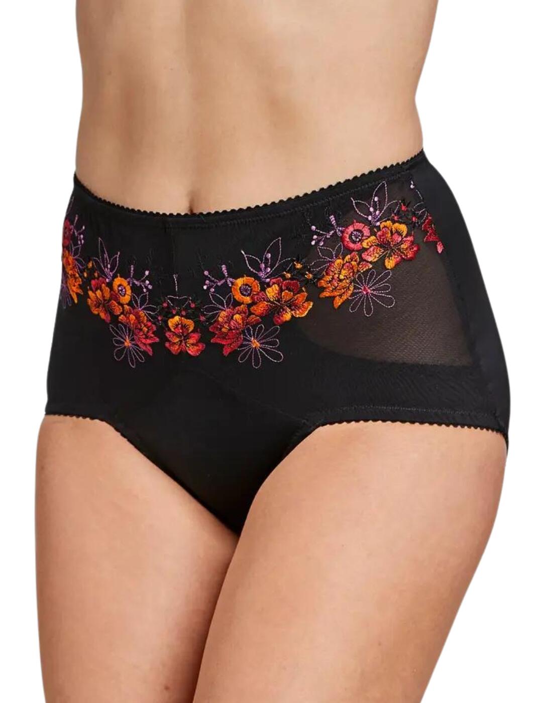 Miss Mary Of Sweden Floral Sun Brief - English Red - 2XL - 18