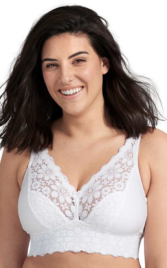 Miss Mary Of Sweden Lace Dreams Full Cup Bra - White - 38E