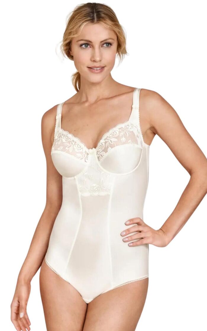 Miss Mary Of Sweden Rose Bodysuit - Champagne - 34D