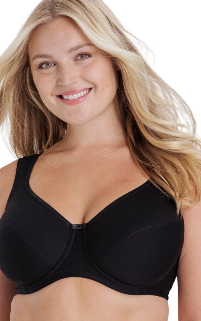 Miss Mary Of Sweden Tenderly Underwired Bra - Black - 34D