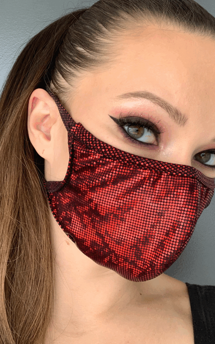 Multi Layered Face Mask - Shimmer