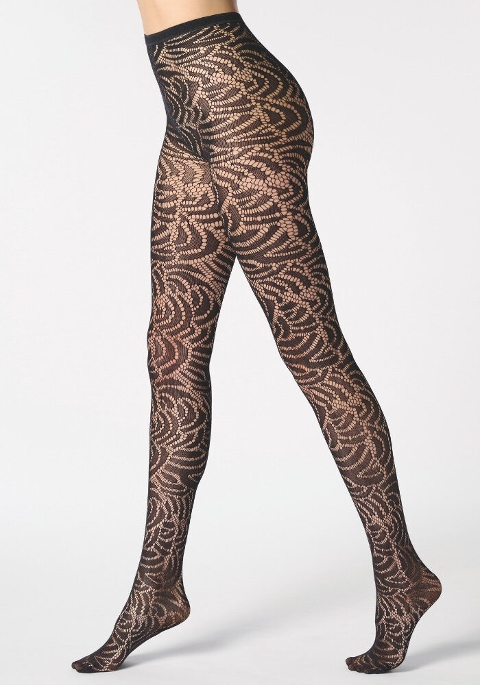 Oroblu Art Floral Net Tights
