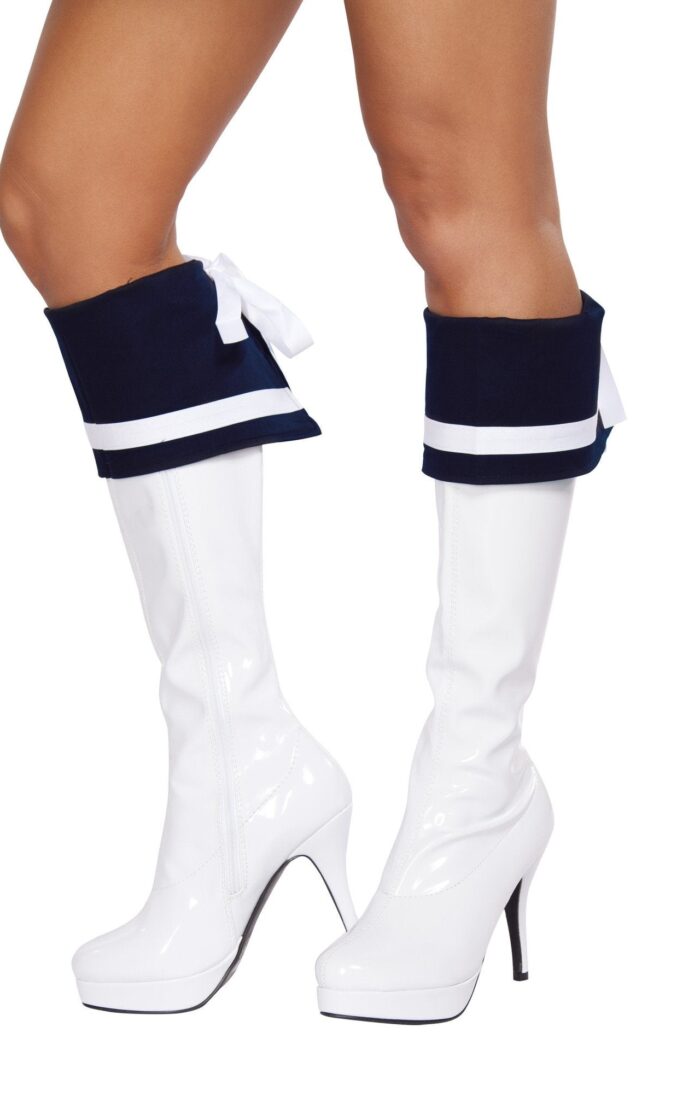 Pair of Navy Blue Boot Cuffs