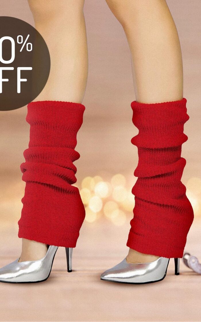 Pair of Solid Leg Warmers