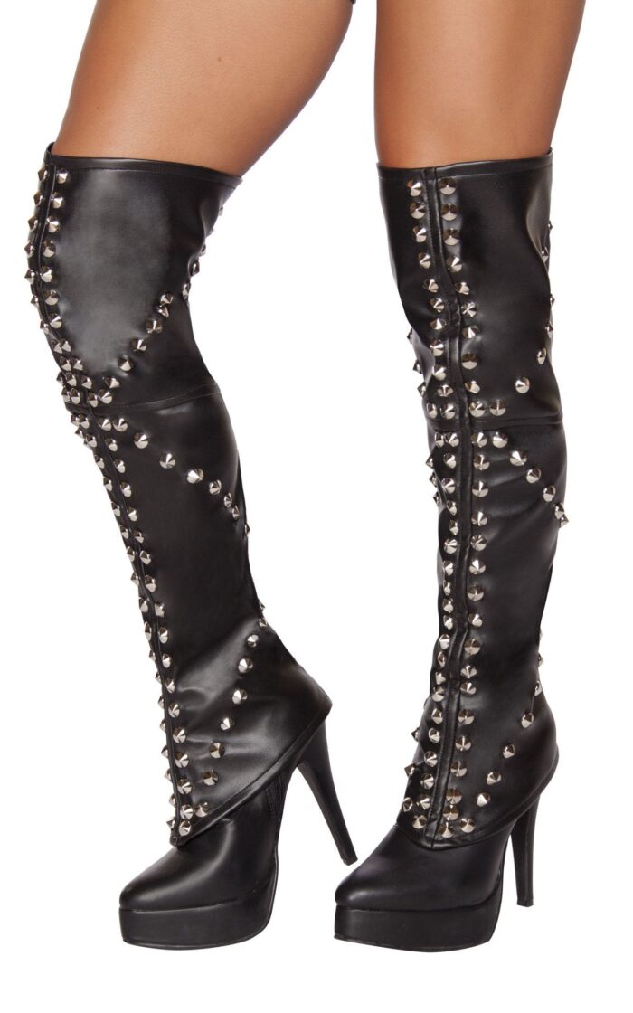 Pair of Spike Studded Leggings