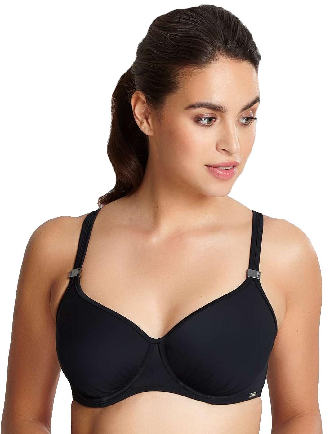 Panache Anya Balcony Bikini Top - Black - 30DD
