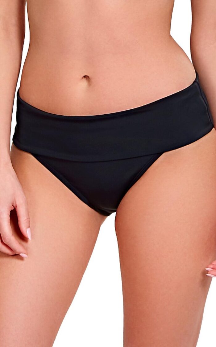 Panache Anya Fold Bikini Brief - Black - 2XL - 18