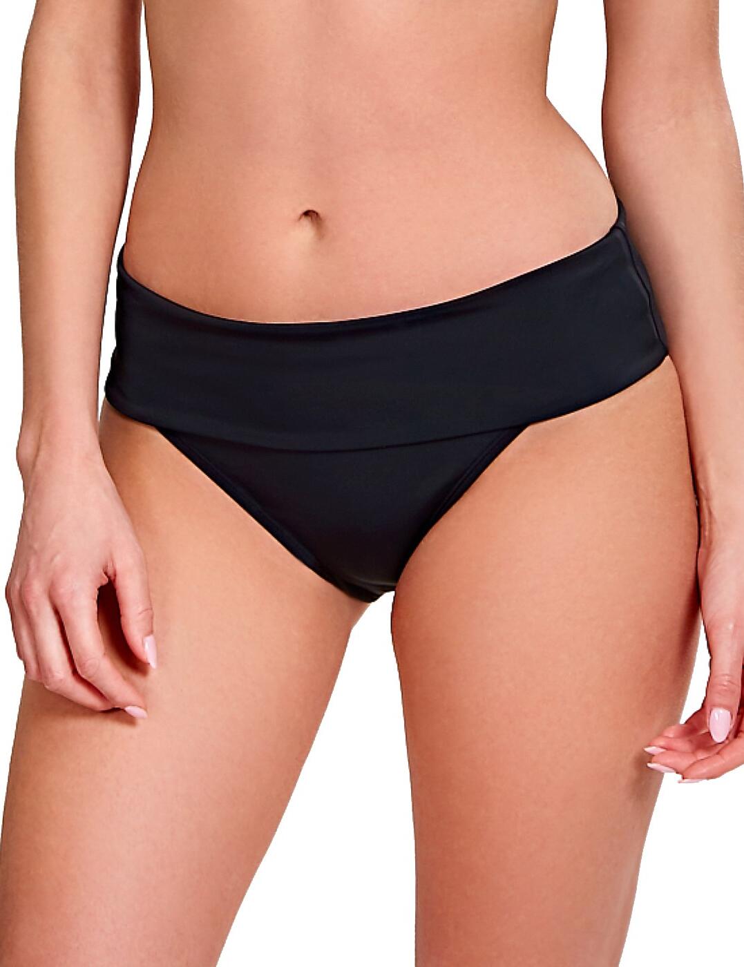 Panache Anya Fold Bikini Brief - Black - 2XL - 18