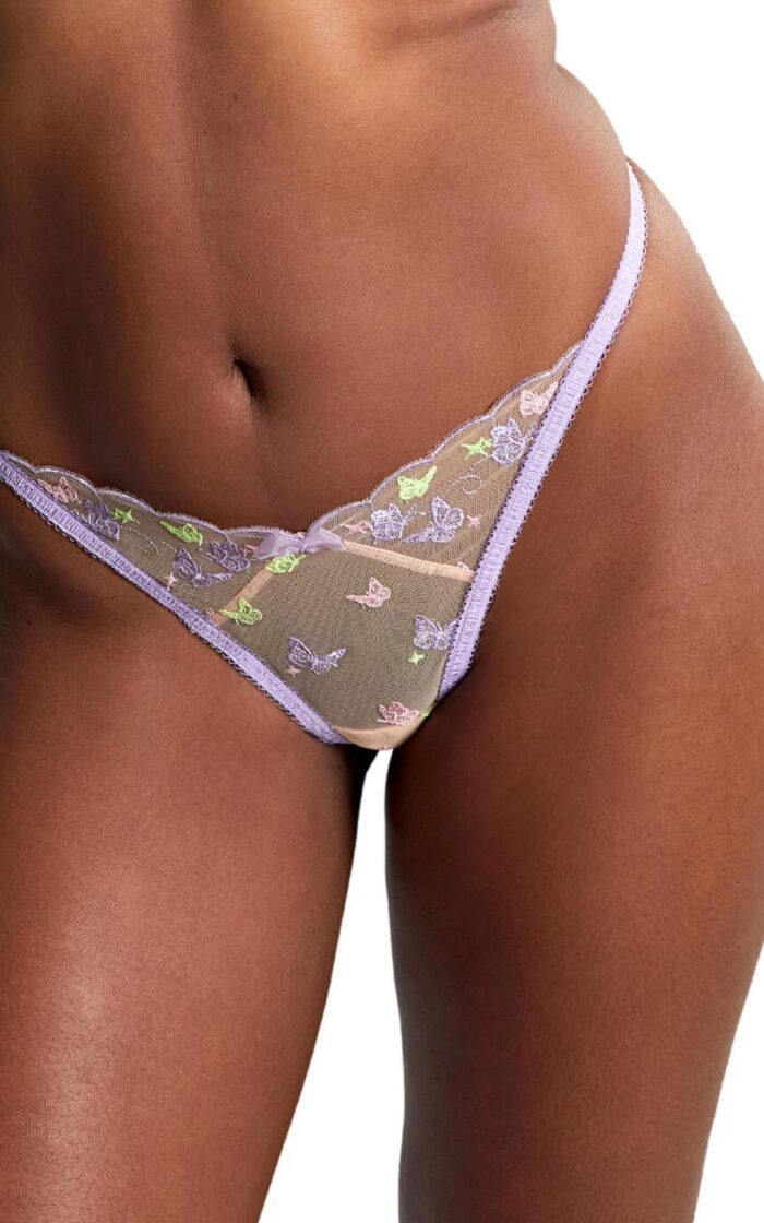 Panache Belle Thong - Butterflies - XL - 16