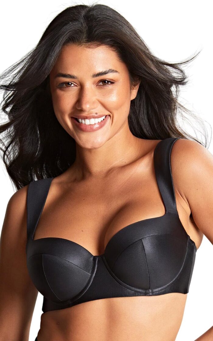 Panache Bette Balcony Bikini Top - Black - 32F