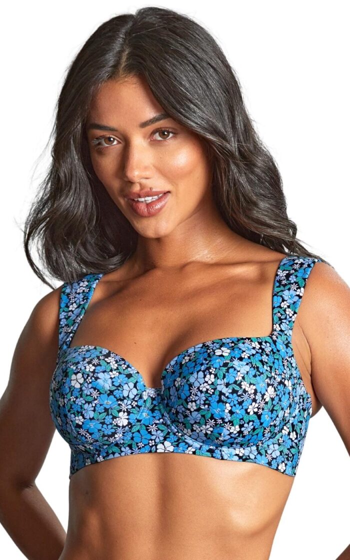 Panache Bette Balcony Bikini Top - Posy Print - 30DD