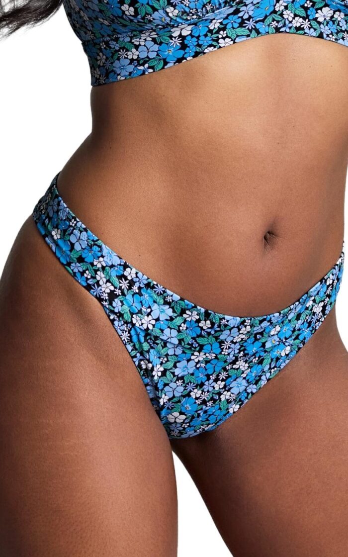 Panache Brazilian Bikini Brief - Posy Print - XS - 8