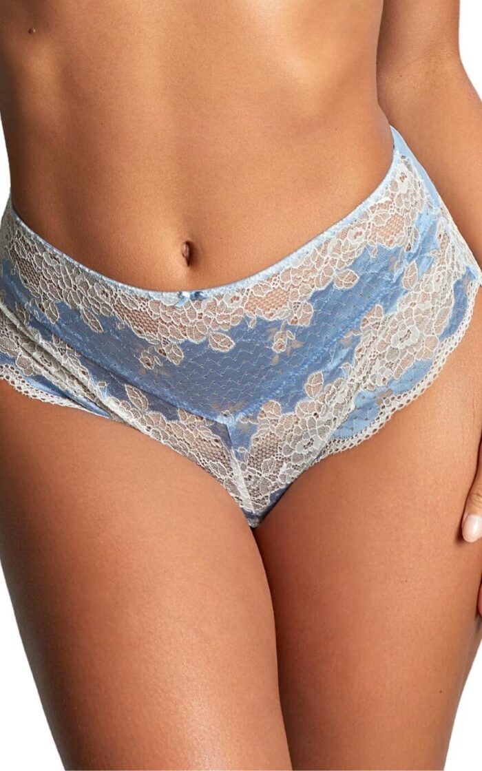 Panache Clara Deep Brief - Dusky Blue - XS - 8