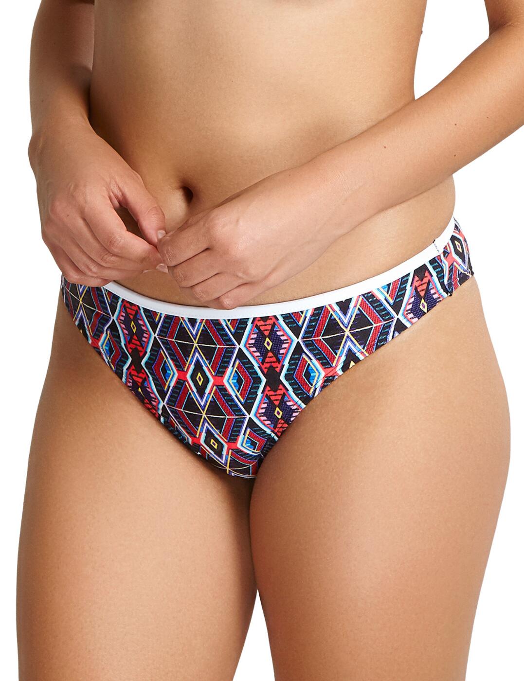 Panache Elle Bikini Brief - Tribal Print - XL - 16