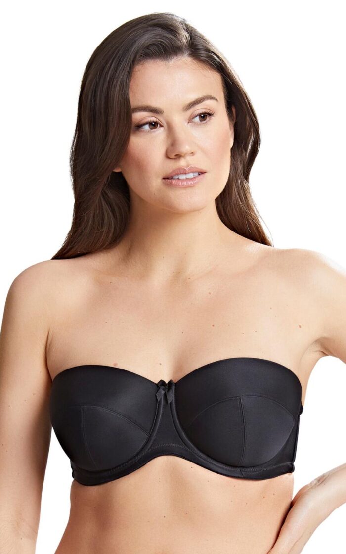 Panache Evie Strapless Bra - Black - 30DD