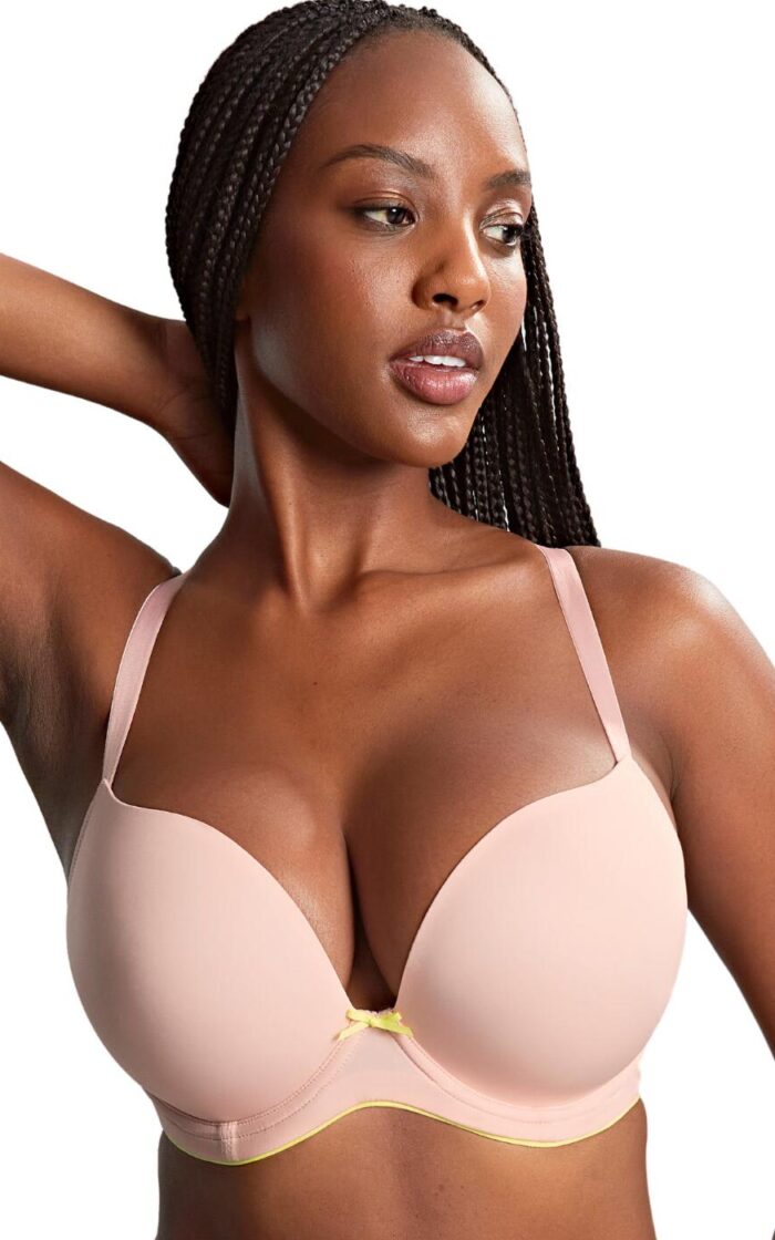 Panache Faith Moulded Plunge Bra - Blush Pink - 28GG