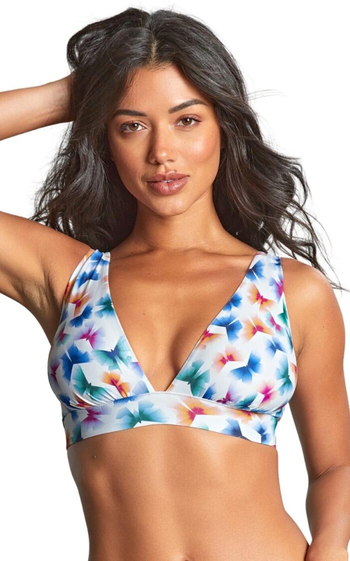 Panache Kara Non Wired Triangle Bikini Top - Flutter Print - 3XL - 20